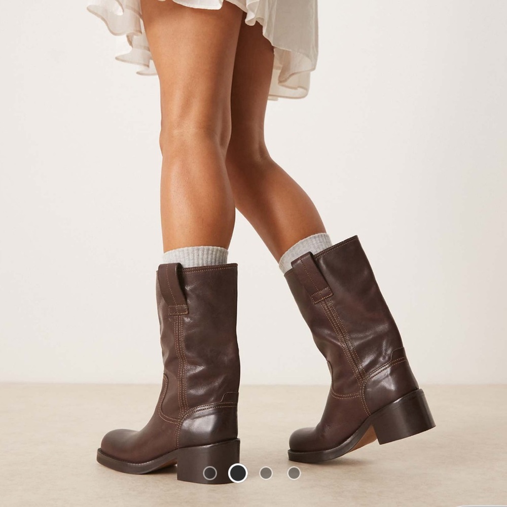 ASOS Dark Brown Women's Combat Boots